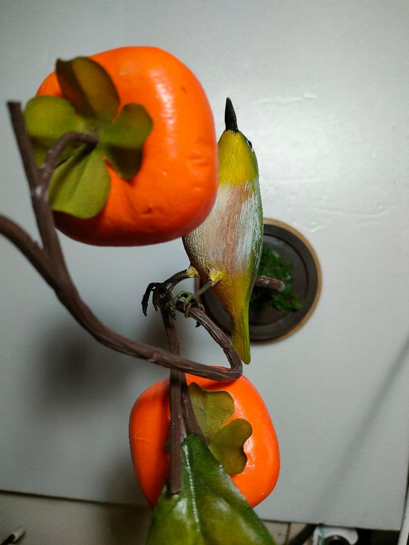 メジロ　バードカービング