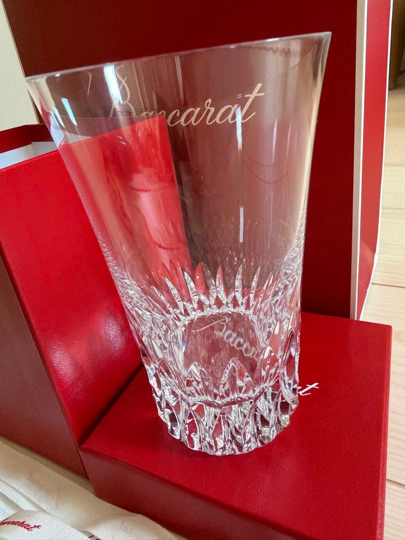 Baccarat クリスタルグラス 高さ約14cm - メルカリ