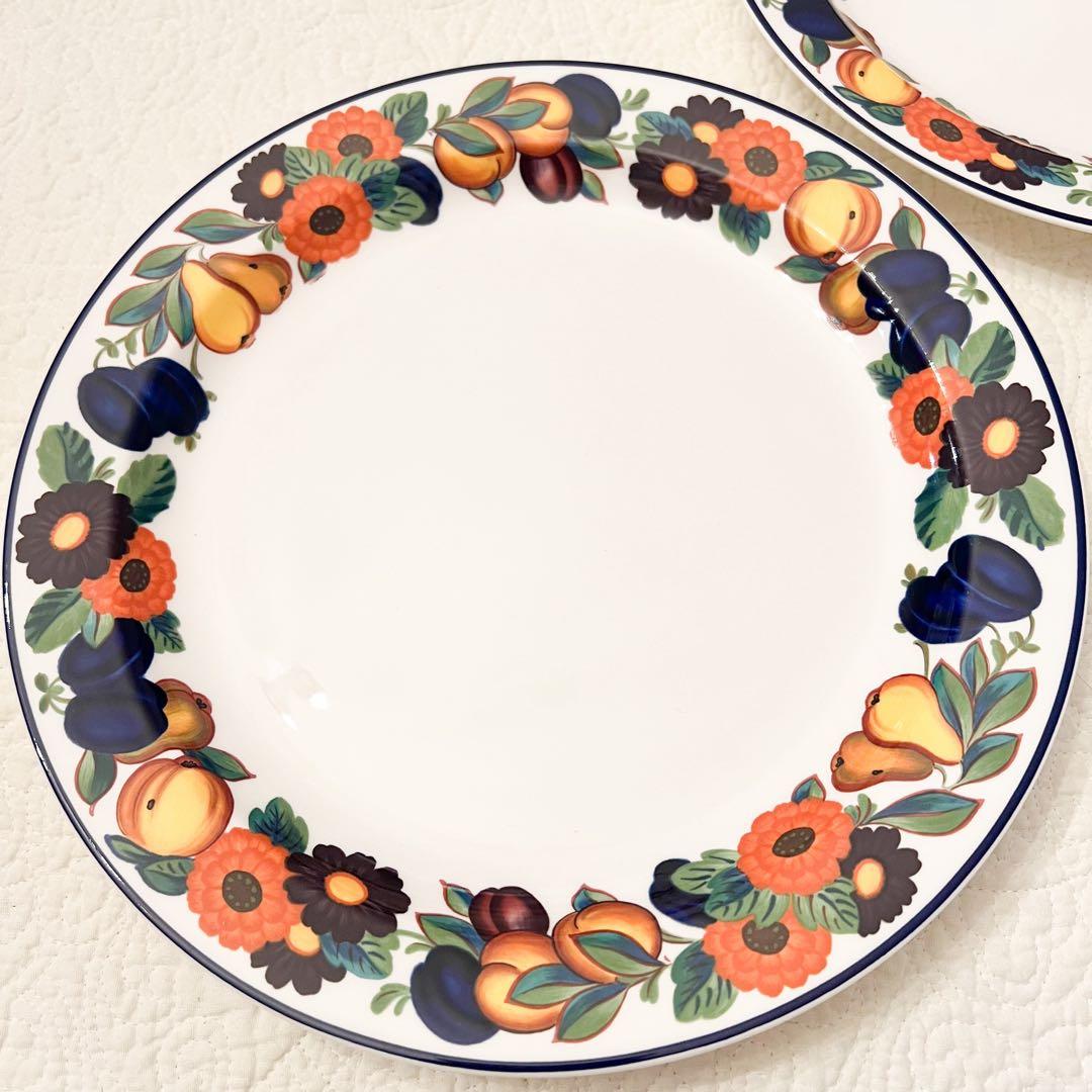 ㊶ロイヤルコペンハーゲン ゴールデンサマー プレート 26cm×2枚 大皿