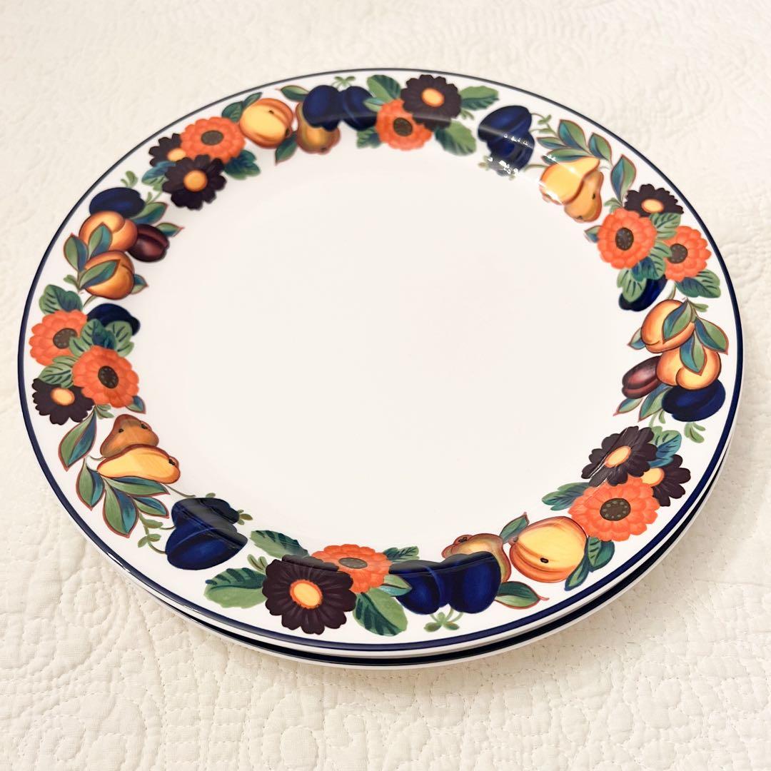 ㊶ロイヤルコペンハーゲン ゴールデンサマー プレート 26cm×2枚 大皿