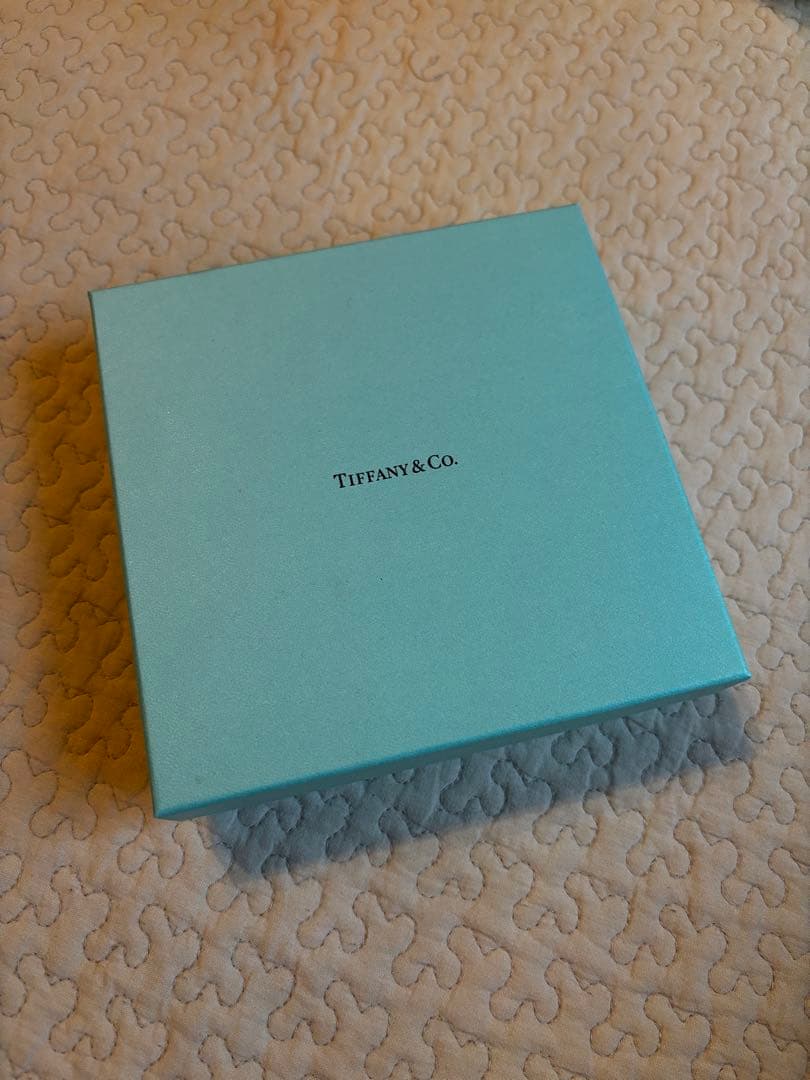 【美品】Tiffany ブルーボウデザートプレート 2枚　ティファニーブルー