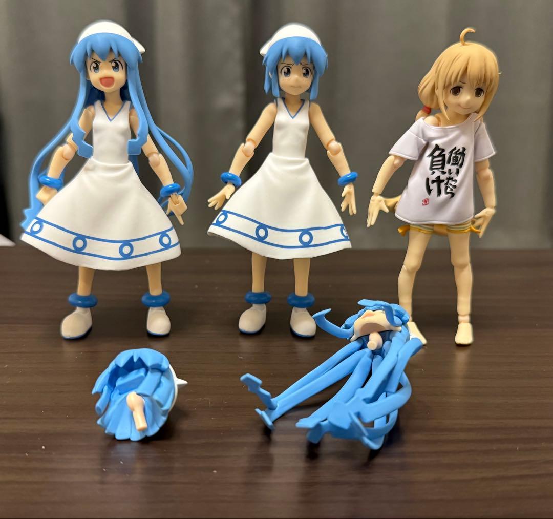 figma 11体セット イカ娘 島村卯月 渋谷凛 双葉杏 城ヶ崎美嘉 莉嘉 等