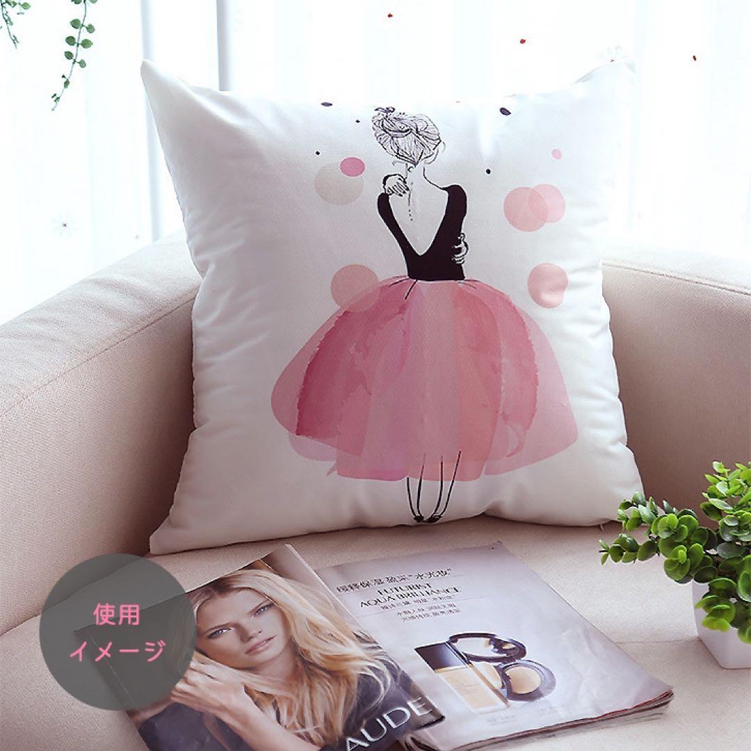 ★クッションカバー クッション インテリア ソファ リビング 風船 女の子