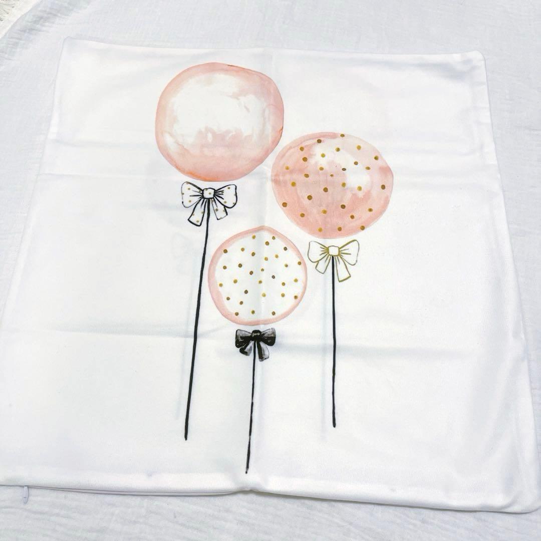 ★クッションカバー クッション インテリア ソファ リビング 風船 女の子