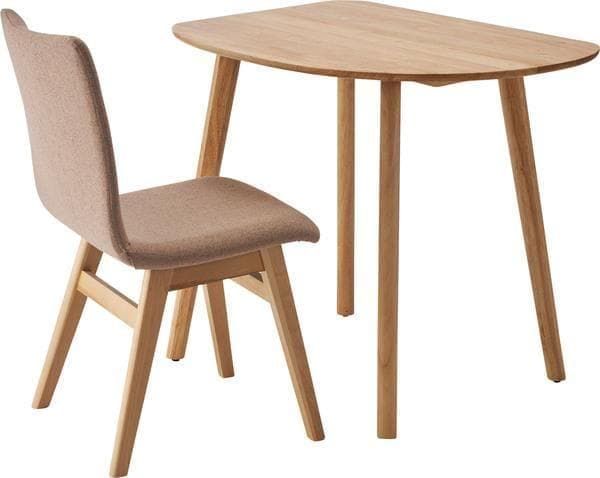 1人用 テーブル 壁寄せ おしゃれ 省スペース 角丸 HOW-001 N02