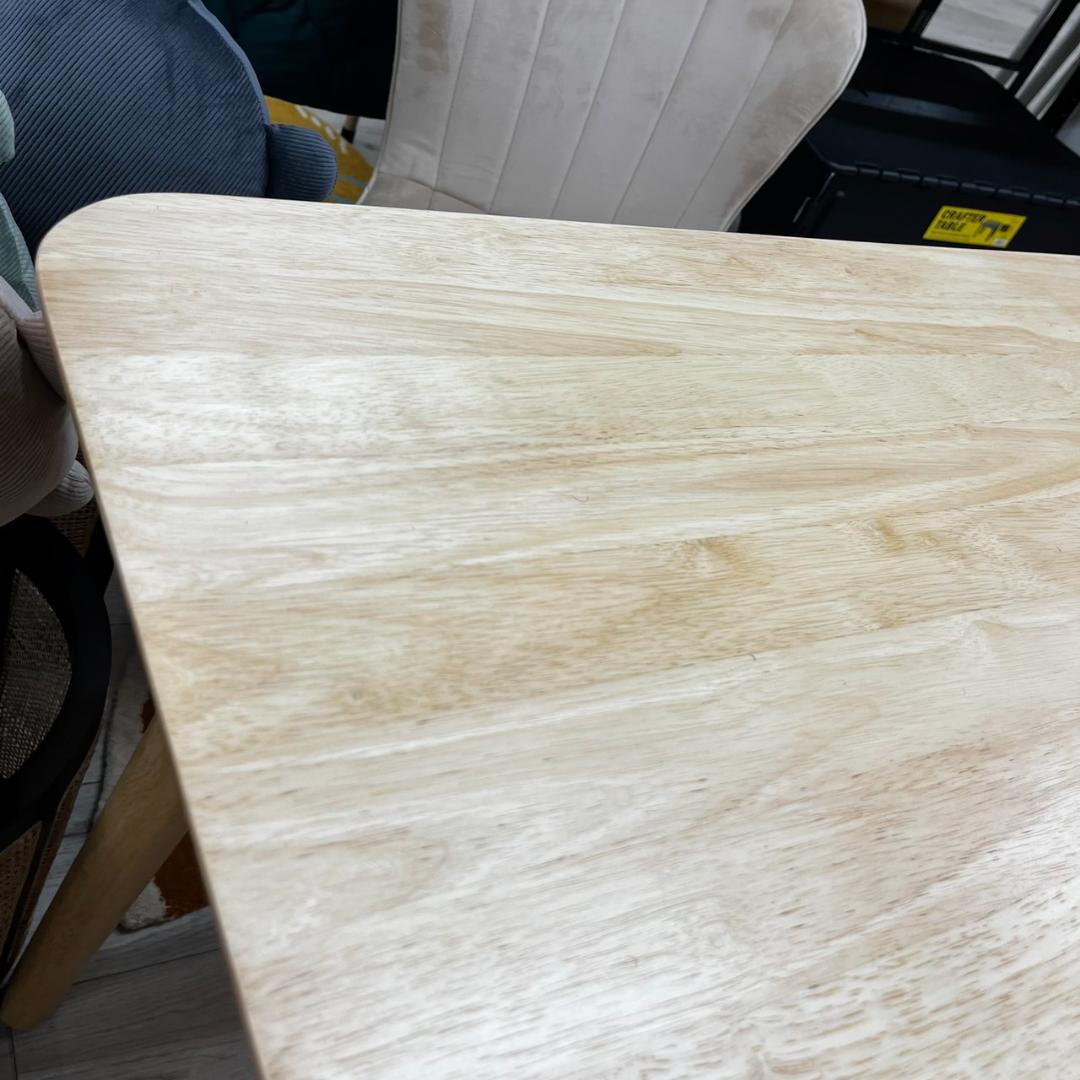 1人用 テーブル 壁寄せ おしゃれ 省スペース 角丸 HOW-001 N02