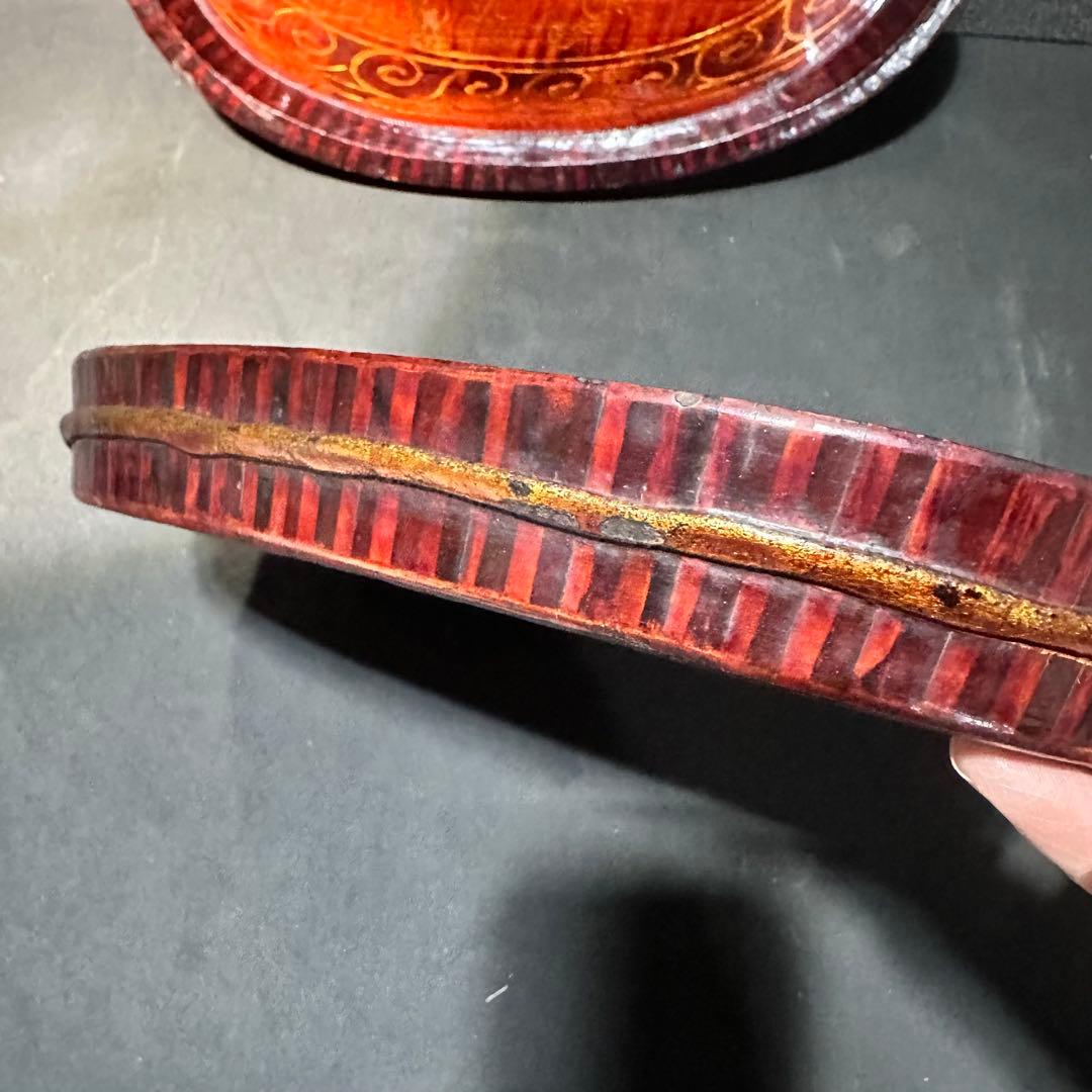 希少 高級 四方盆 中国 漢口 恒泰發記 製造 アンティーク 2個セット