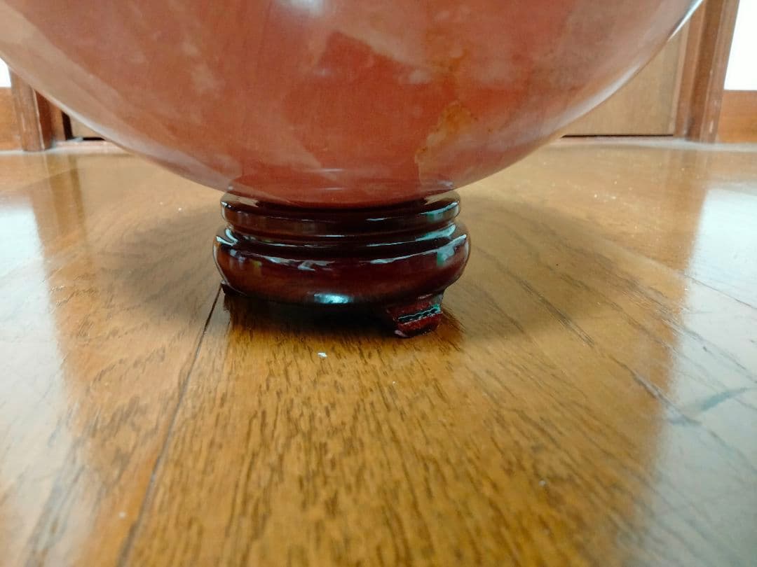 ローズクォーツ 丸玉 紅水晶 パワーストーン 風水 浄化 天然石 置物 台座付