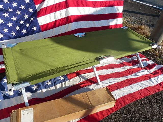 米軍実物 GIコット フォールディングコット 折り畳みベッド 野戦ベッド　40