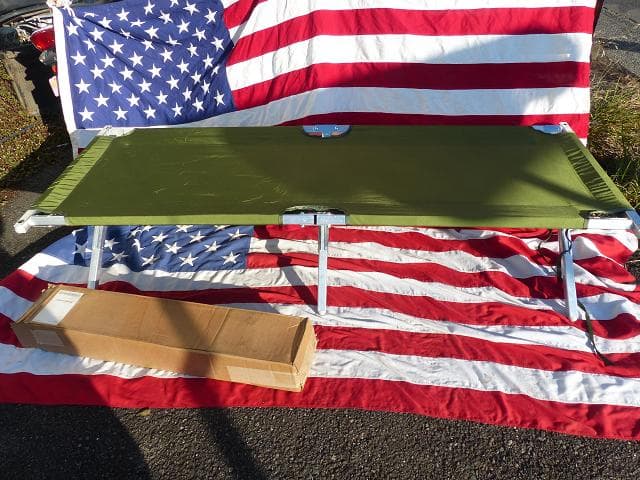 米軍実物 GIコット フォールディングコット 折り畳みベッド 野戦ベッド　40