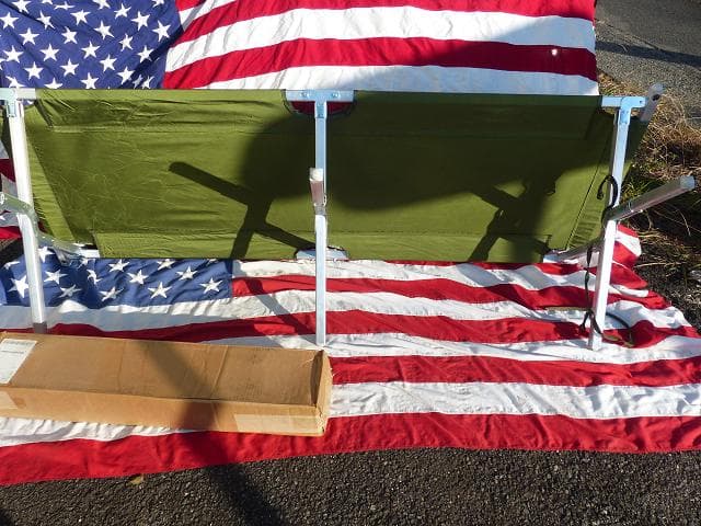 米軍実物 GIコット フォールディングコット 折り畳みベッド 野戦ベッド　40