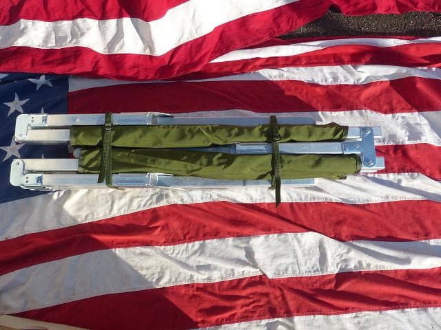 米軍実物 GIコット フォールディングコット 折り畳みベッド 野戦ベッド　40