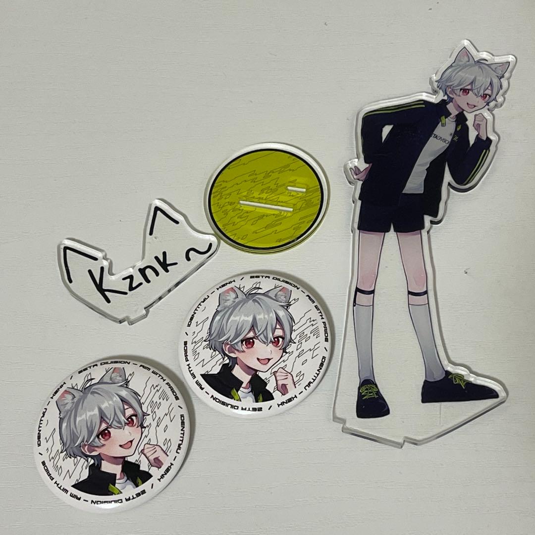 ZETAかず猫アクスタ 缶バッジ - メルカリ