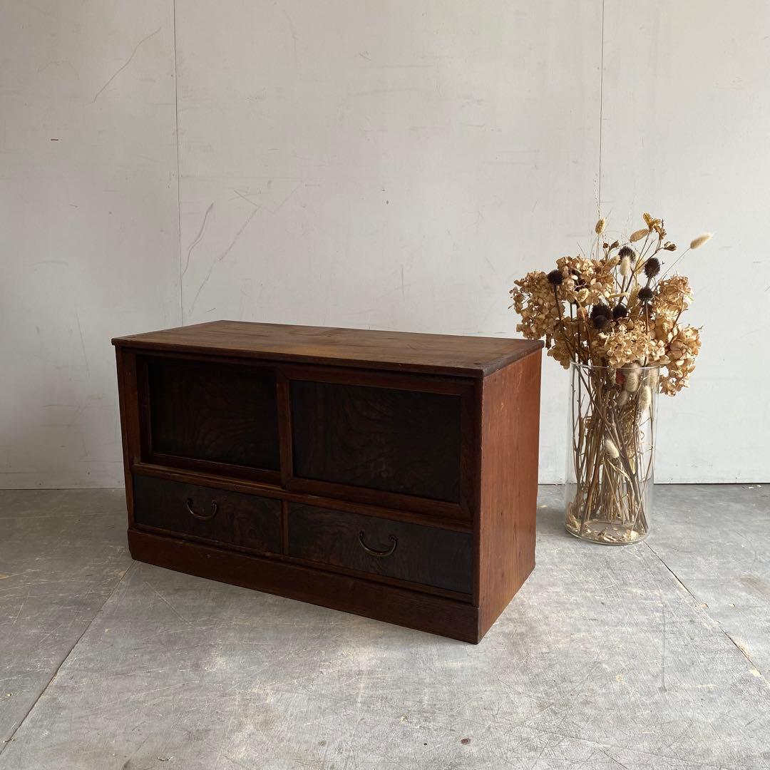 アンティーク 和箪笥 テレビ台 ローボード レトロ シャビー z419