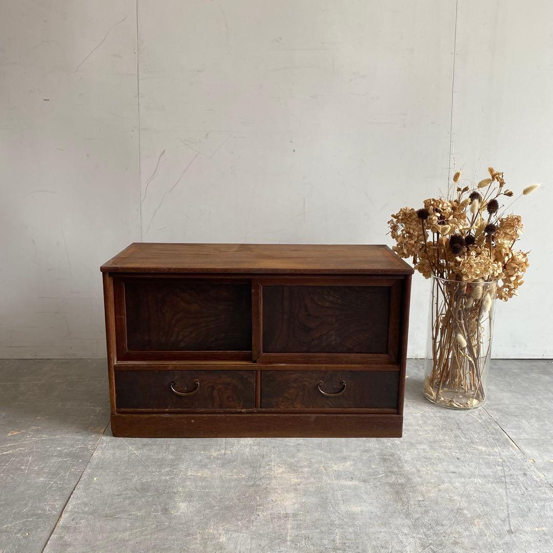 アンティーク 和箪笥 テレビ台 ローボード レトロ シャビー z419