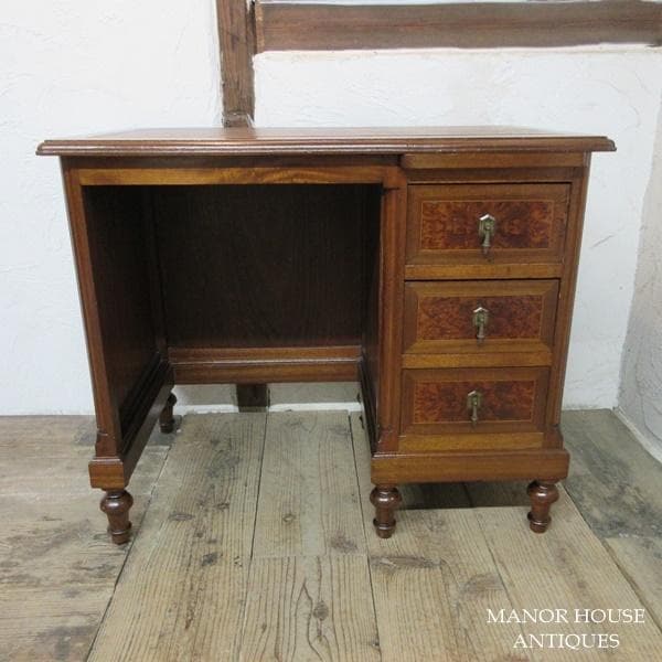 イギリス アンティーク 家具 レディーデスク 机 木製 マホガニー 6630d