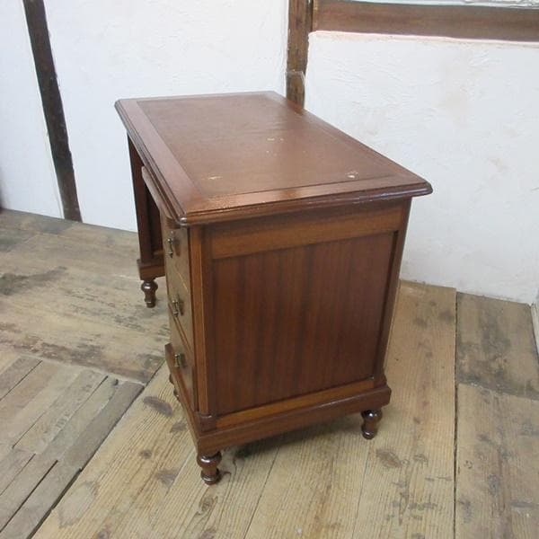 イギリス アンティーク 家具 レディーデスク 机 木製 マホガニー 6630d
