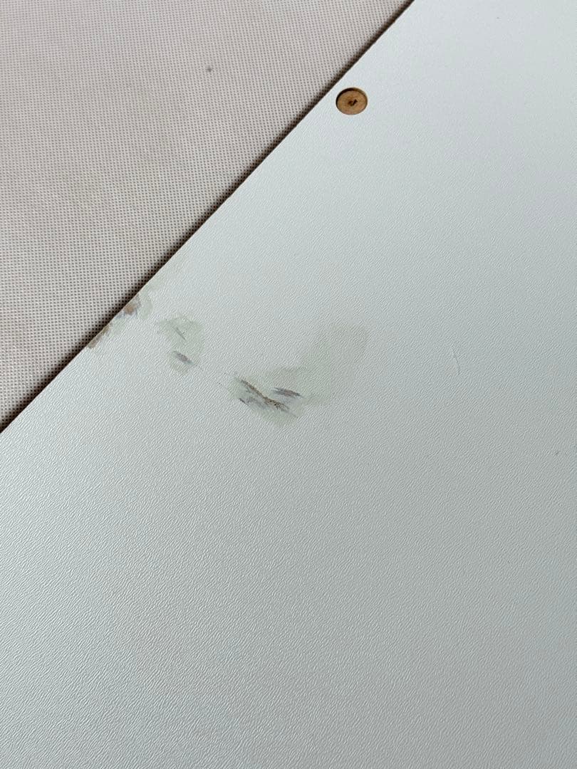 ①ニトリ深型引出し付きシングルベッドフレーム|ホワイト|おまけマットレス