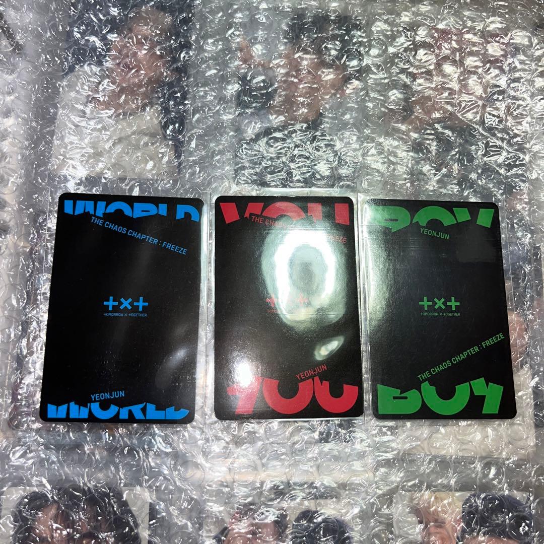 TXT 公式 FREEZE ヨンジュン トレカ - メルカリ