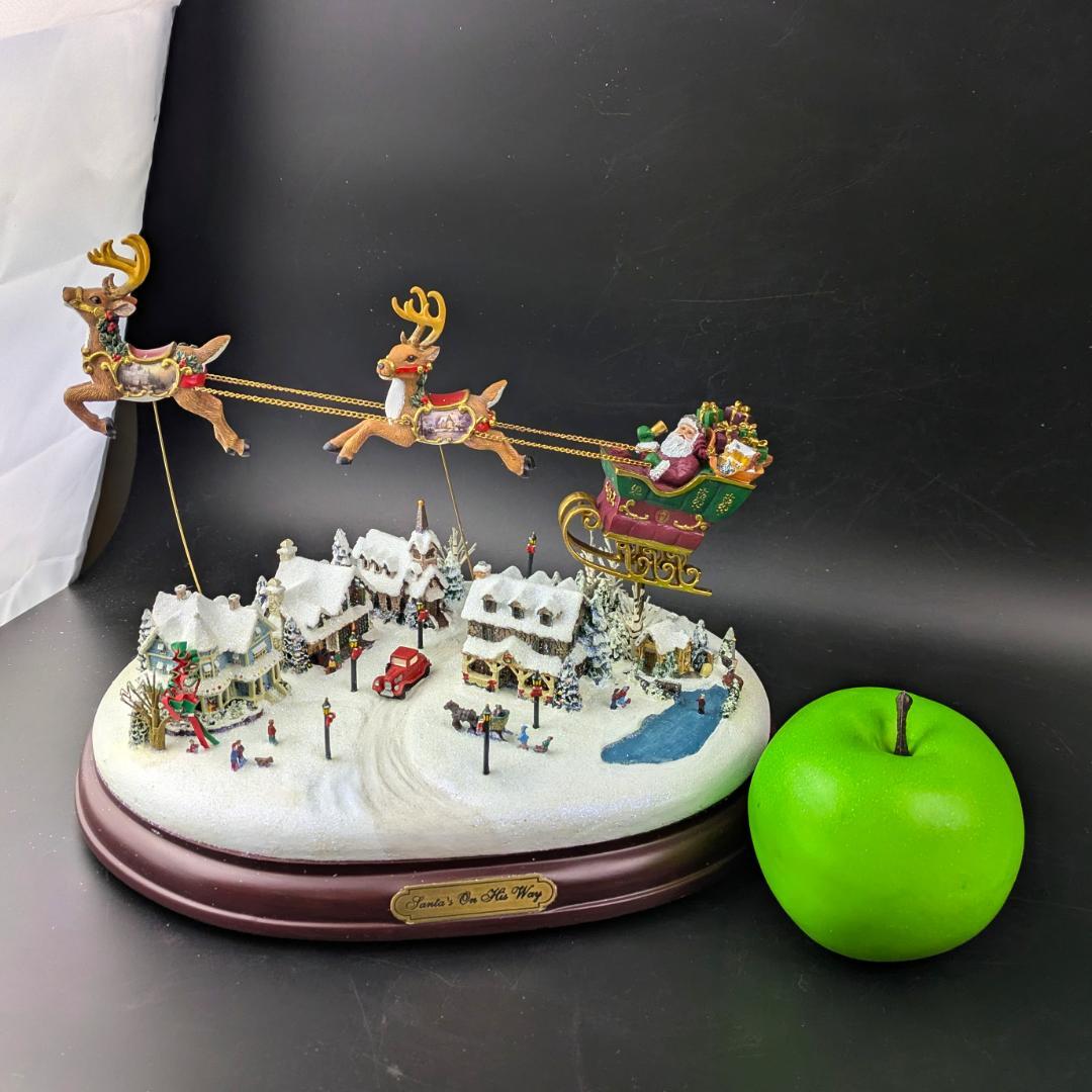 限定品 トーマスキンケード オルゴール サンタ オン ウェイ 箱・ 証明書付