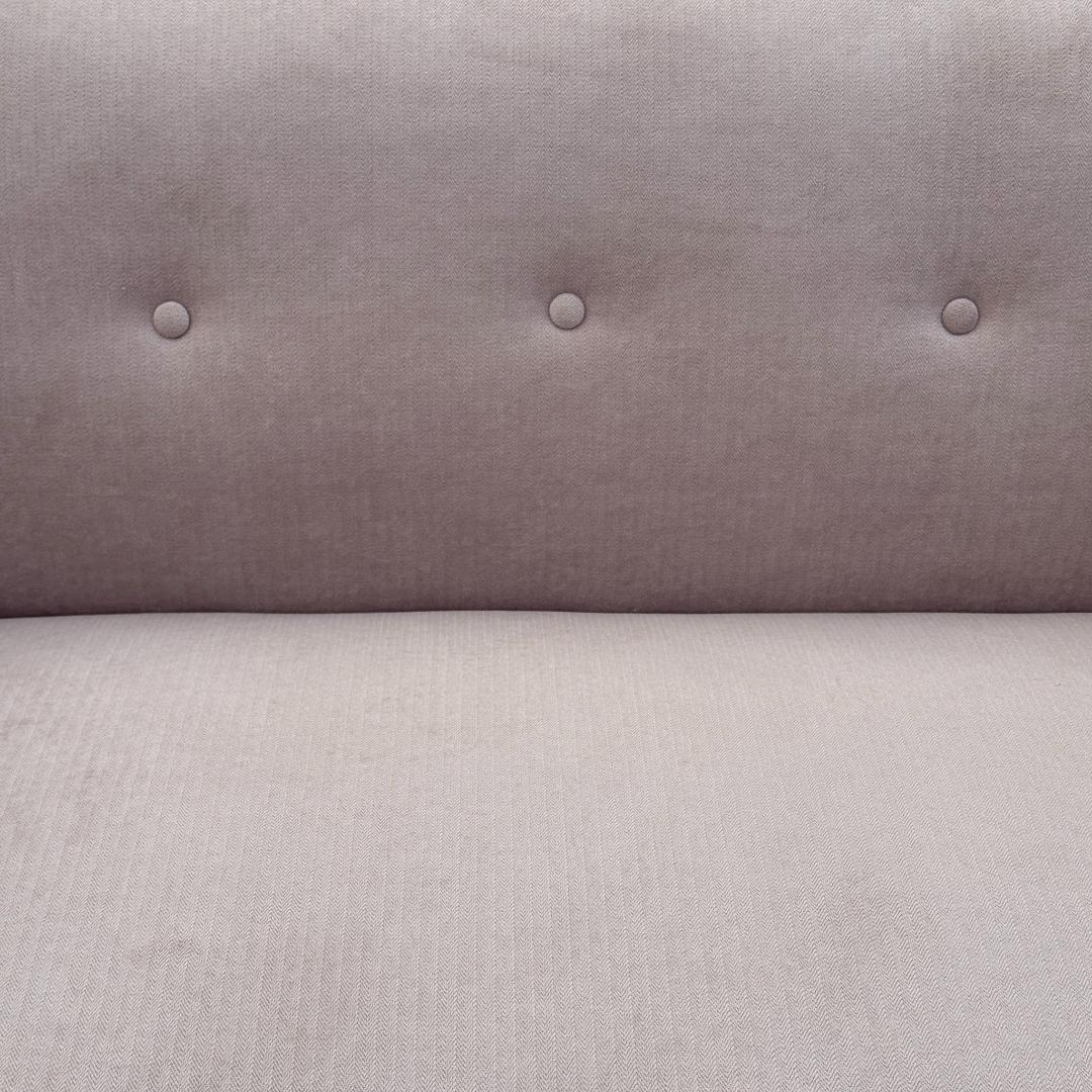 【新品】北欧風 2人掛け コンパクトソファ ベージュ 2WAY ローソファ可能