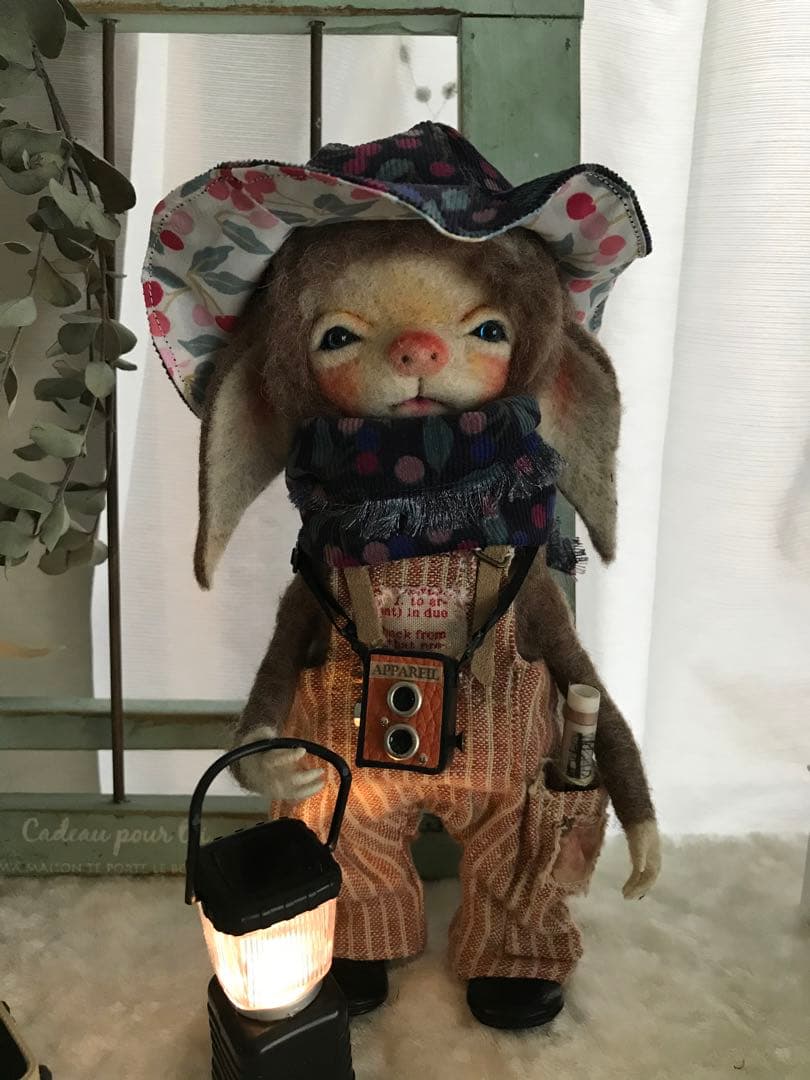 オーダー　フェイさん　チューリップハットとマフラー