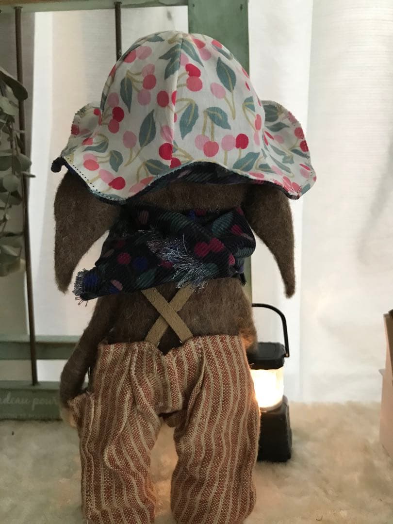 オーダー　フェイさん　チューリップハットとマフラー