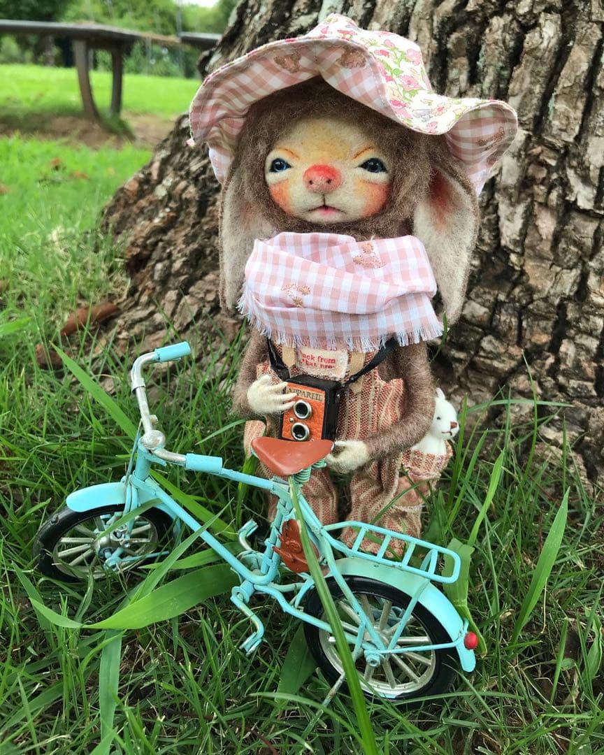 オーダー　フェイさん　チューリップハットとマフラー