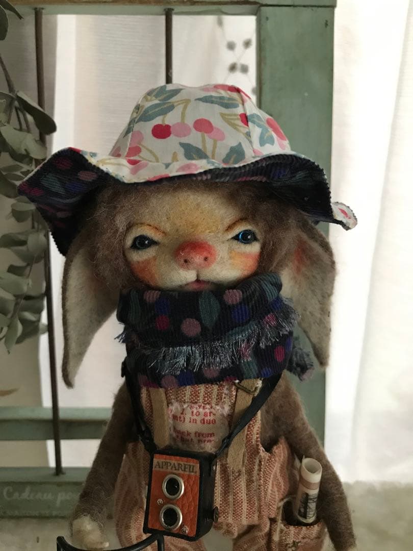 オーダー　フェイさん　チューリップハットとマフラー