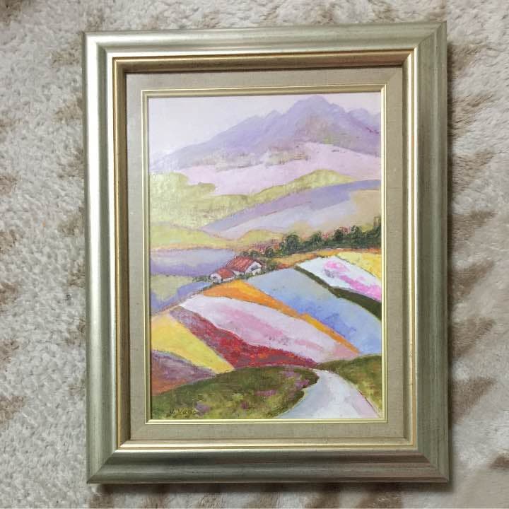 油彩画F4号 作者佐藤洋平 ニューヨークの光