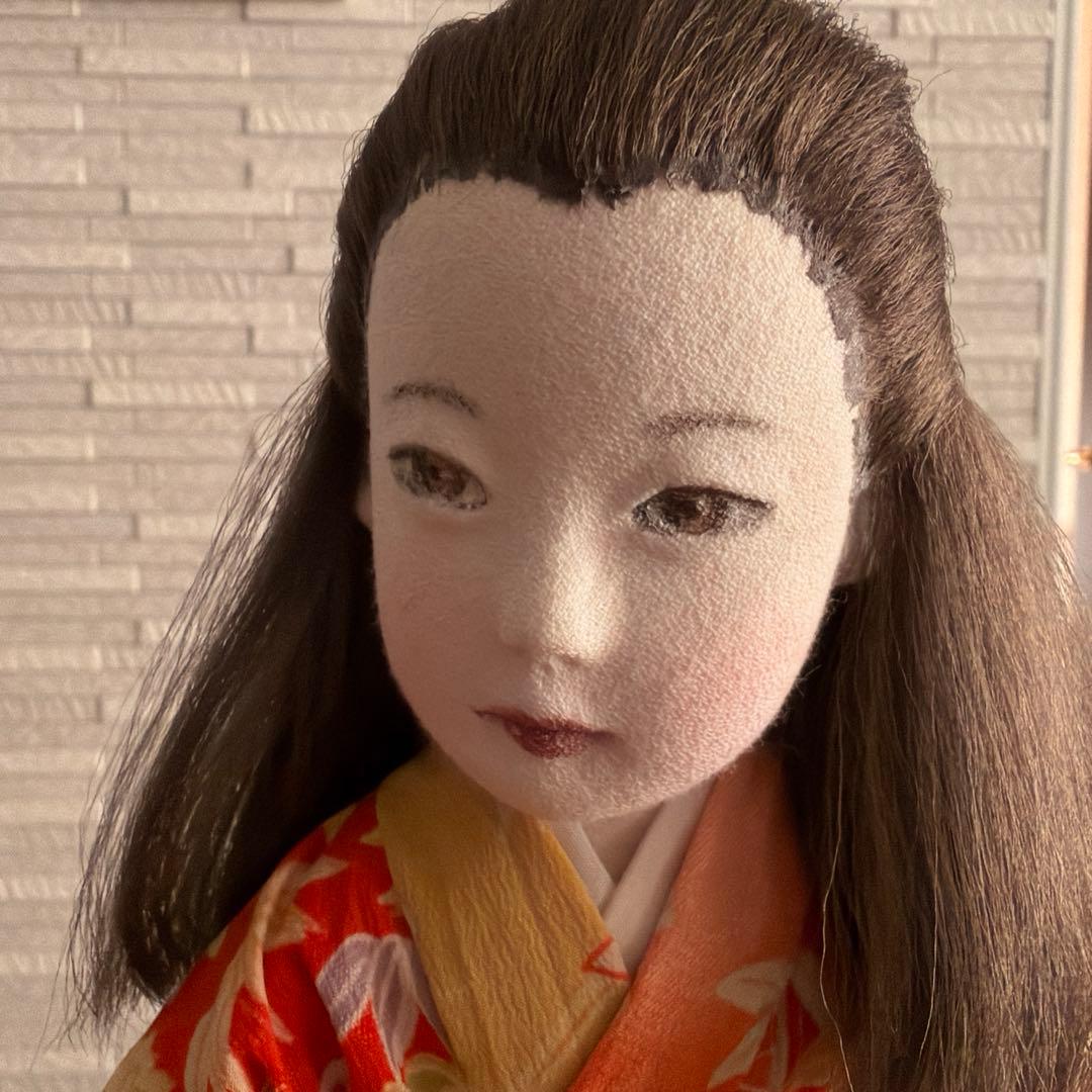 創作人形　大正時代の少女（高さ36cm）