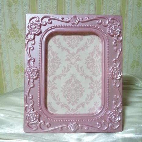 ローズ クラシカル フォトフレーム ピンク