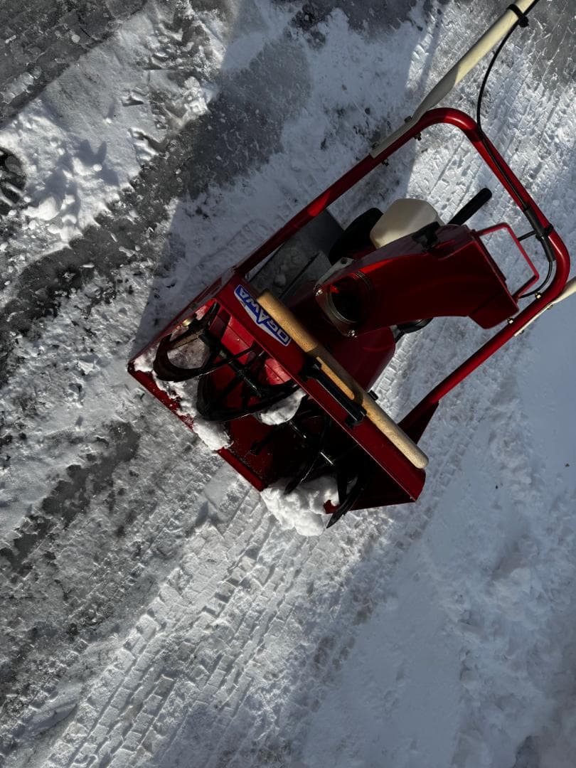 オガワ　ハンディ―ラッセル除雪機　HR-450　引取限定