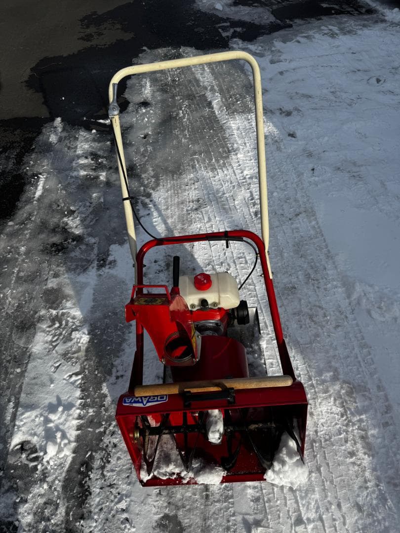 オガワ　ハンディ―ラッセル除雪機　HR-450　引取限定