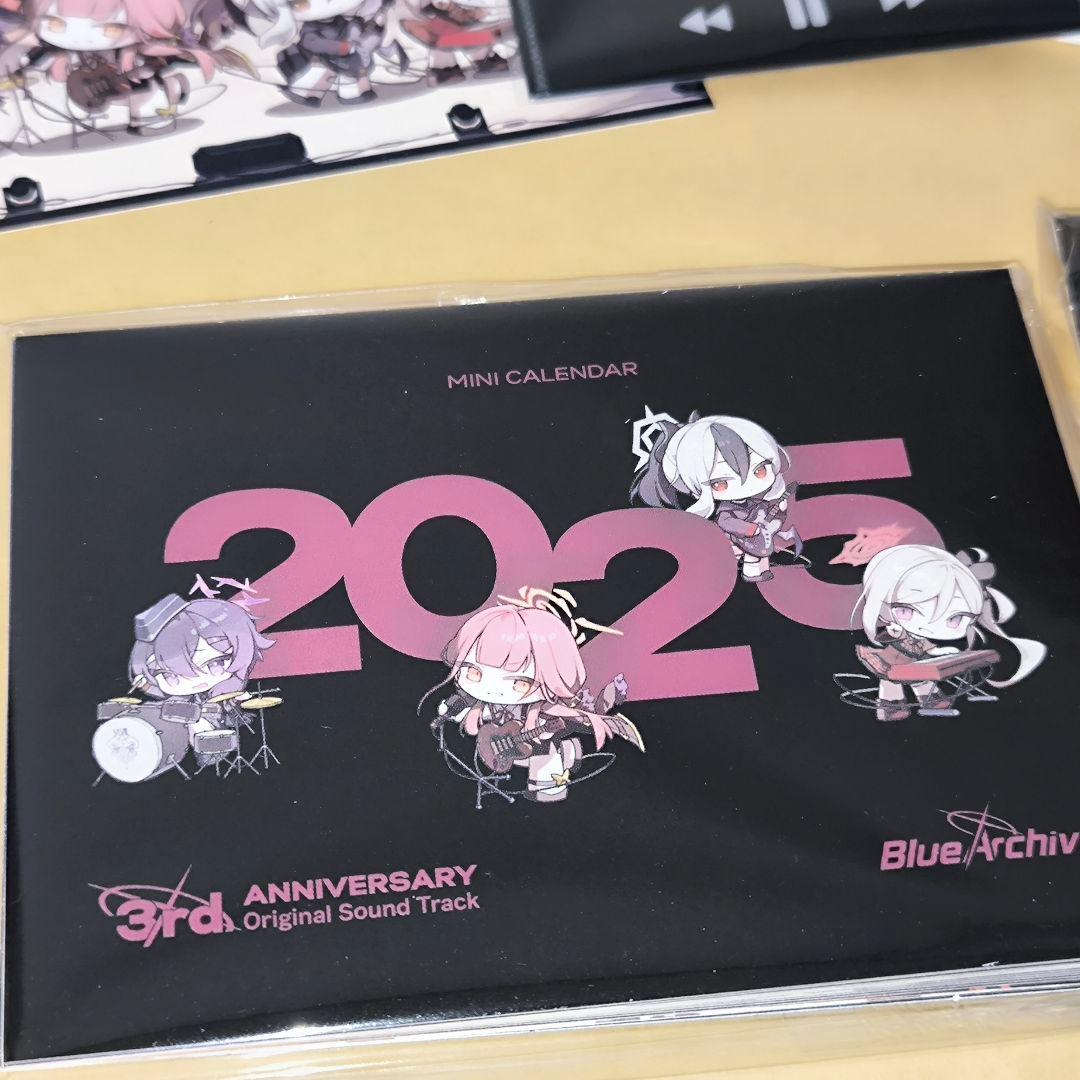 韓国版ブルアカ 3rdAnnivOSTセットCD版+KIT版特典ポスターセット