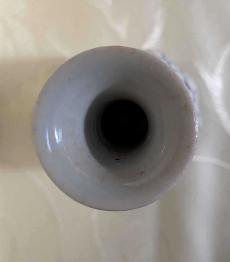 希少　初代　尾形周平　作　面取網目文徳利