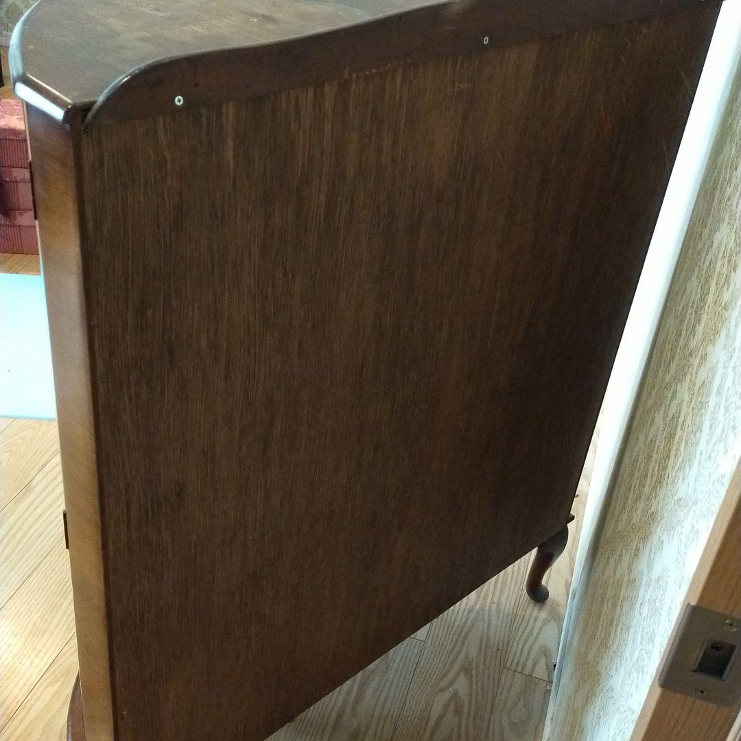 送料込 アンティークキャビネット飾り棚 猫脚