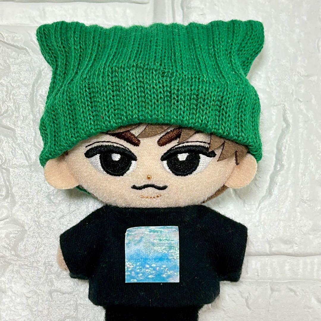 緑 ネコ耳 ニット帽子 すのチル ぬい服SnowMan 阿部亮平 - メルカリ