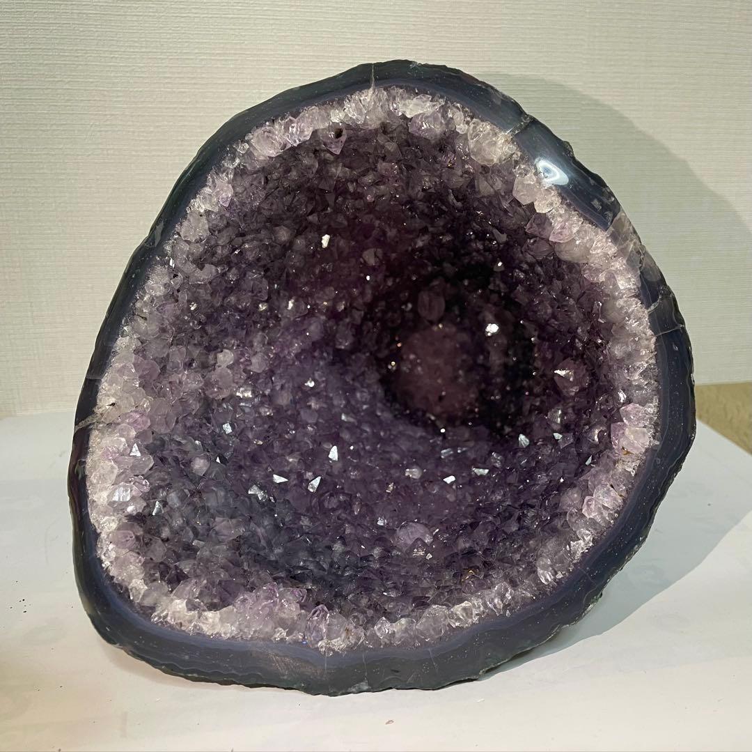 アメジストドーム 紫水晶 マネーボックス クリスタル パワーストーン 約3キロ