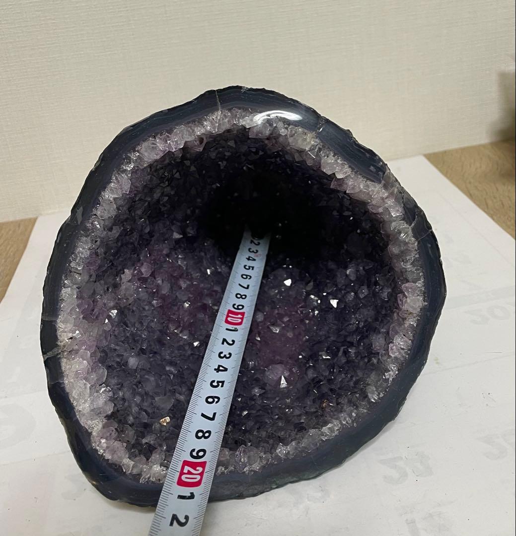 アメジストドーム 紫水晶 マネーボックス クリスタル パワーストーン 約3キロ