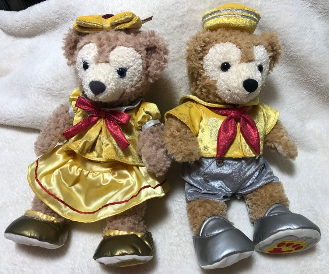 ディズニーリゾート30周年のダッフィー&シェリーメイ（ぬいぐるみS用）のキラキラ ディズニーリゾート30周年のダッフィー&シェリーメイ（ぬいぐるみS用