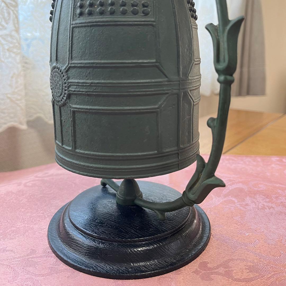 金寿堂謹製 薬師寺 白鳳の鐘 報恩鐘 金属製 喚鐘 梵鐘 骨董品 中古