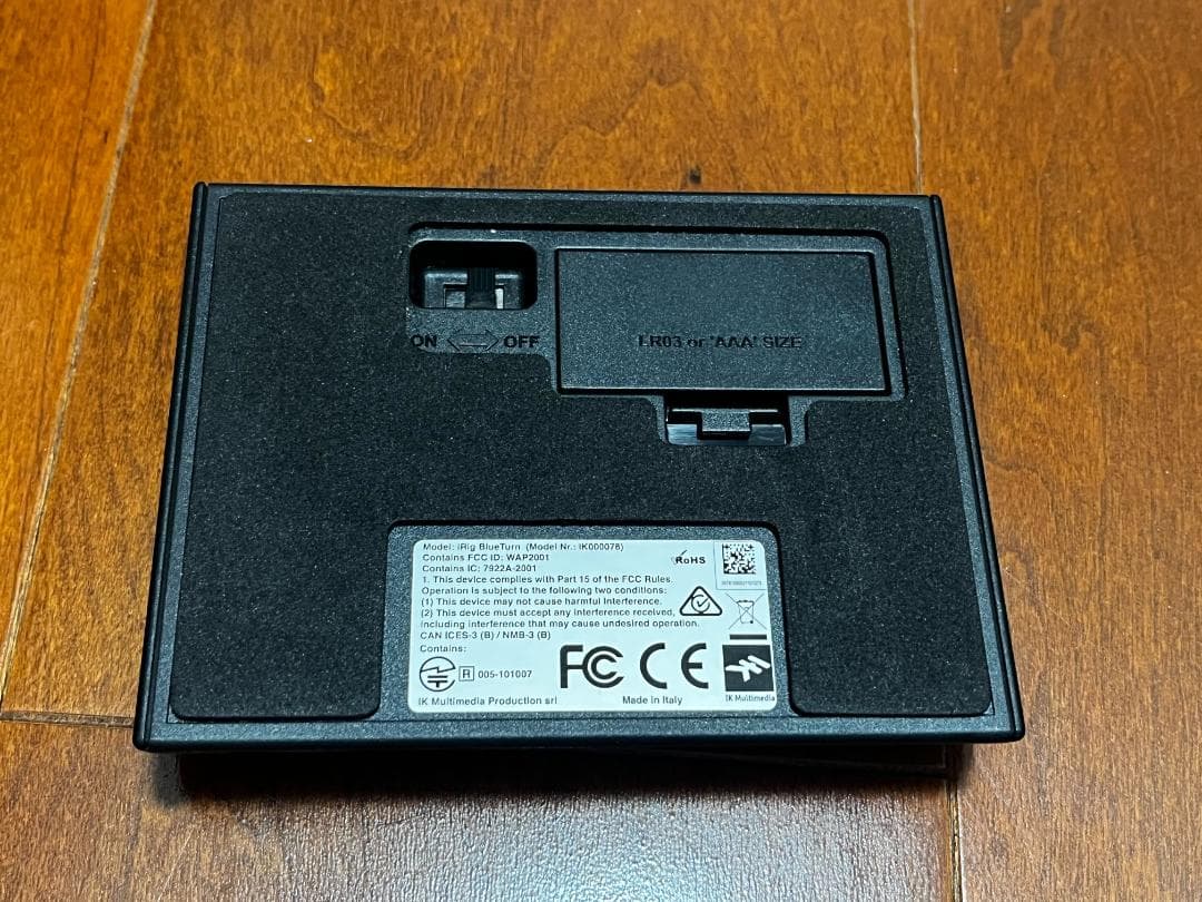 【美品】iRig BlueTurn 使用感ほぼなく美品 完動品