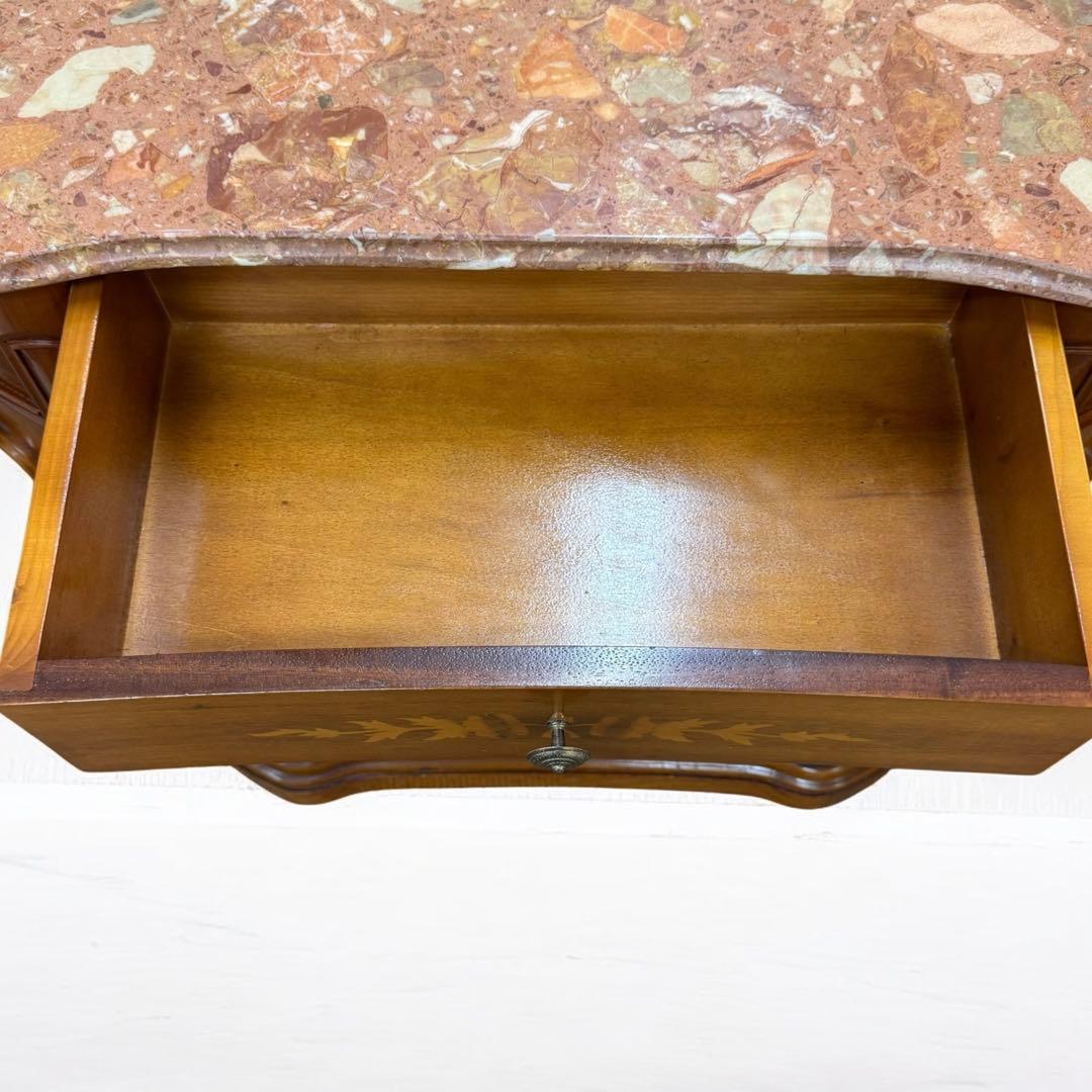 FP PASI　イタリア　アンティーク　サイドボード　キャビネット　象嵌　大理石