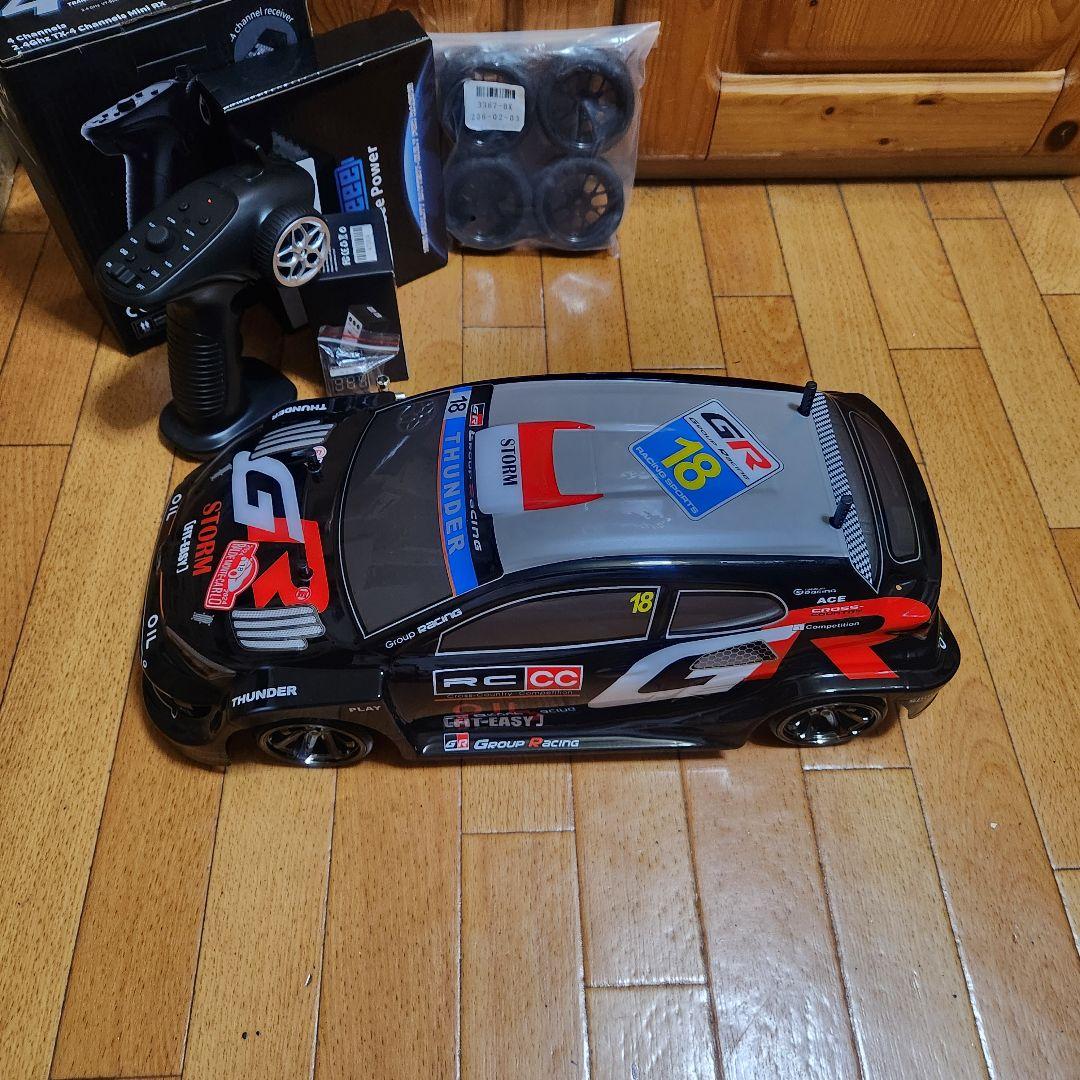 タミヤ ドリフト ラジコン フルセット　TT01 黒 ラリー　　　　　　tt02