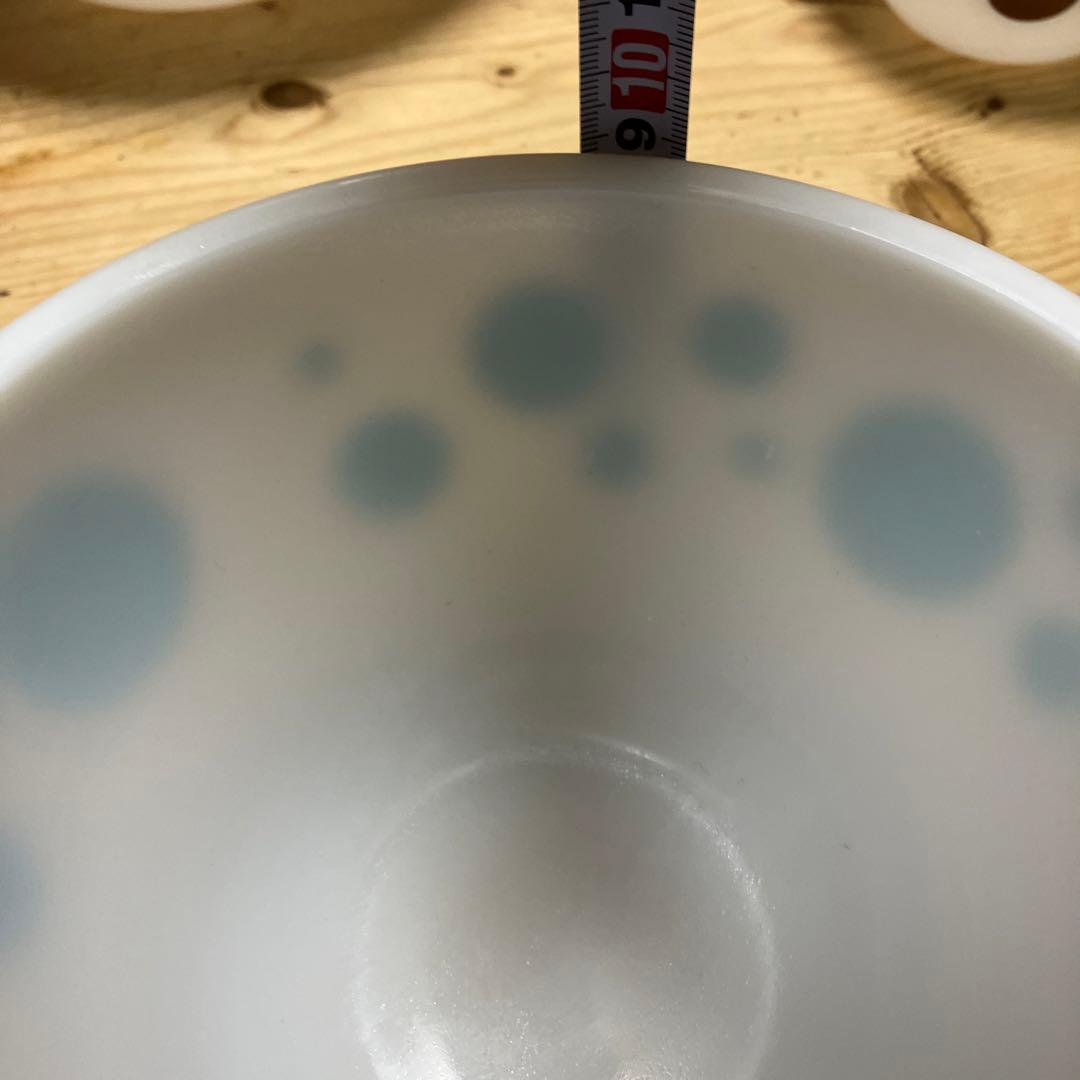 レア品　ヘーゼルアトラス　ミキシングボウルドット入れ子　ボウルセット