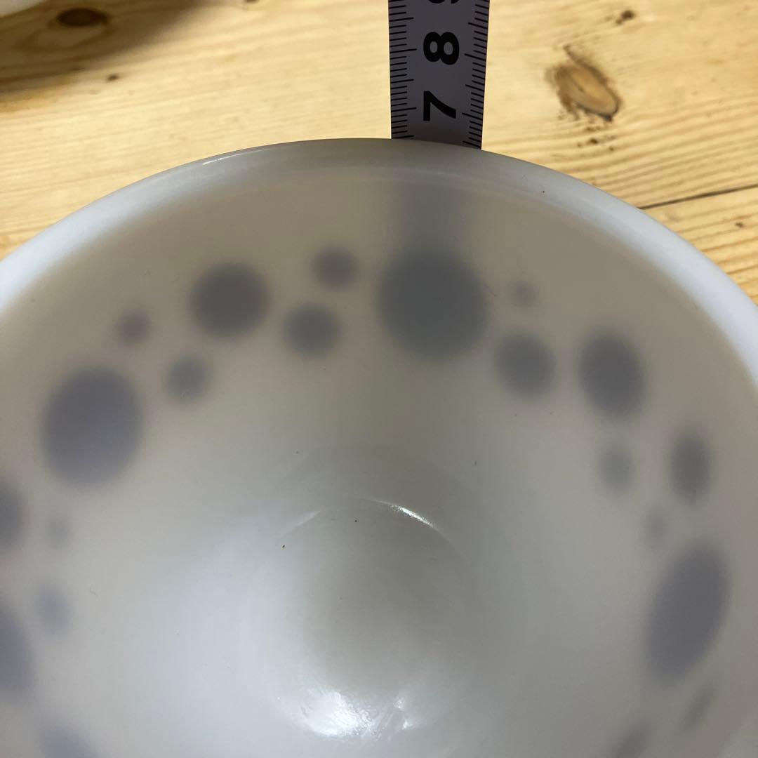 レア品　ヘーゼルアトラス　ミキシングボウルドット入れ子　ボウルセット