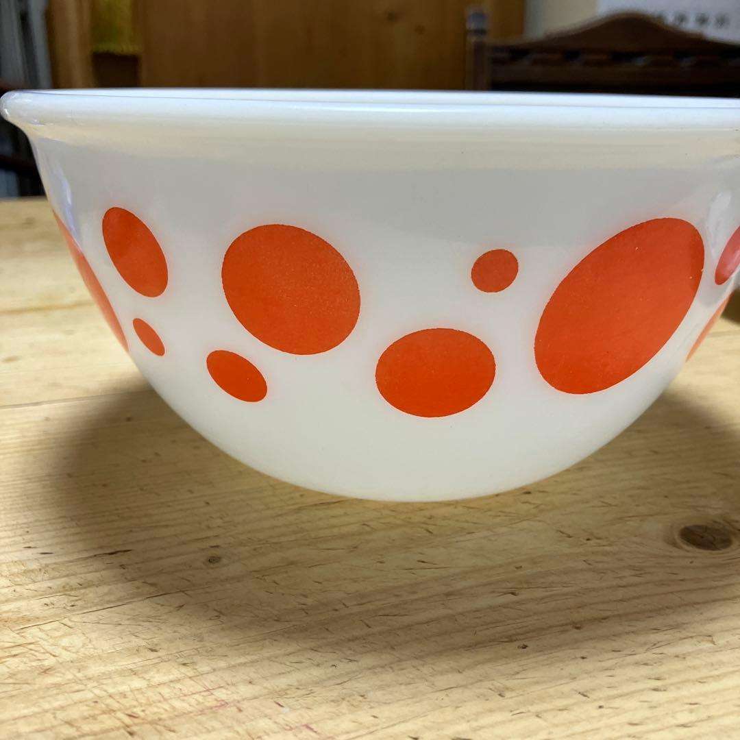 レア品　ヘーゼルアトラス　ミキシングボウルドット入れ子　ボウルセット