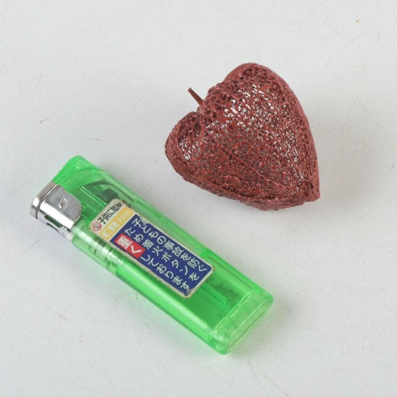 茶道具　乾漆　透かし鬼灯　香合　時代箱　V　9320