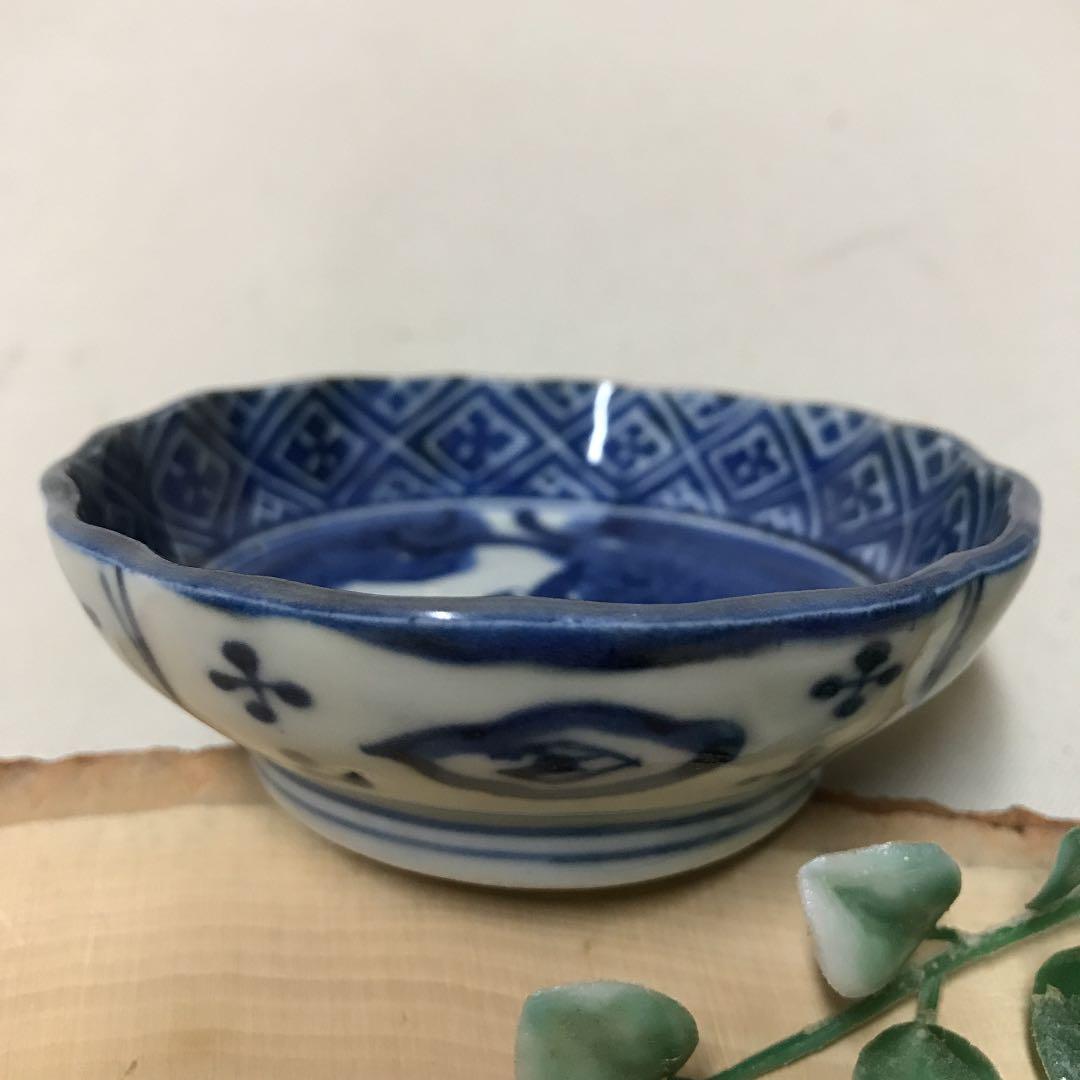 古伊万里 冨貴長春 染付皿 高台小皿 江戸時代 骨董品 - メルカリ